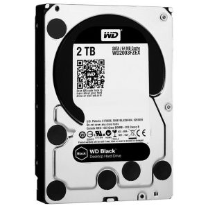 هارددیسک اینترنال وسترن دیجیتال مدل Black WD2003FZEX ظرفیت 2 ترابایت